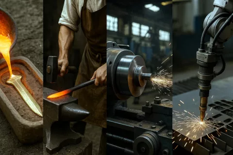 Die Entwicklung der Metallbearbeitungstechniken im Laufe der Jahrhunderte